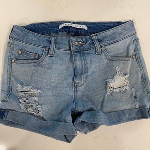Ripped Jean Shorts